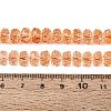 Crackle Transparent Glass Beads Strands GLAA-N068-03A-13-4