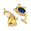 304 Stainless Steel Rhinestone Pendants STAS-H242-05G-04-2