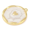 Brass Enamel Pendants KK-L219-22G-2