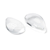 Transparent Teardrop Glass Cabochons X-GGLA-R024-30x20-3