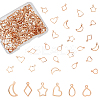 120Pcs 6 Style 304 Stainless Steel Charms STAS-DC0014-93-1