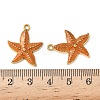 304 Stainless Steel Enamel Pendants STAS-I351-22G-07-3