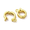 Brass Fold Over Clasps LS-KK-Z078-44G-2