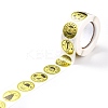 Christmas Themed Flat Round Roll Stickers DIY-B045-12-3