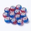 Two Tone Resin European Beads RPDL-K002-C04-2