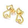 PVD Vacuum Plating 304 Stainless Steel Stud EarRing for Women STAS-D087-17G-1