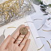 300Pcs 3 Colors Brass Tube Beads KK-PA0001-07-3
