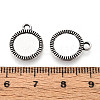 Tibetan Style Alloy Pendant Cabochon Settings PALLOY-N178-01AS-3