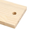 Wood Bracelet Organizer Diaplsy Stands with 5Pcs Metal Hooks WD-CBA482F-02-4