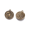 Tibetan Style Alloy Pendants TIBEP-Q064-116AB-NR-2