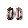 Natural Rhodonite Oval Pendants G-N342-105L-1