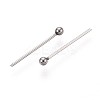 304 Stainless Steel Head Pins STAS-T065-15mm-20P-2