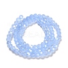 Electroplate Glass Beads Strands EGLA-A035-J4mm-A03-2