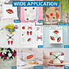 1 Set PET Hollow Out Drawing Painting Stencils DIY-MA0005-49B-5