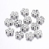 Tibetan Style Alloy 3D Flower Beads LS-LF0476Y-NF-1