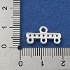 Rack Plating Brass Micro Pave Clear Cubic Zirconia Rectangle Chandelier Component Links X-KKB-L215-037S-3