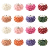 32Pcs 8 Colors AB Color Resin Rose Flower European Beads RESI-FS0002-04-3