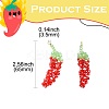 Glass Woven Big Pendants PALLOY-CJ00064-2