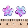 Transparent Spray Paint Glass Beads GLAA-Z011-07K-3