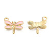 Light Gold Plated Alloy Charms ENAM-T009-02E-1