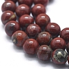 Natural Red Rainbow Jasper Beads Strands G-F678-42-3