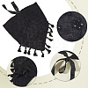 2Pcs 2 Colors Triangle Crochet Bandanas OHAR-CP0001-21-6