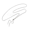 Tarnish Resistant Stainless Steel Slider Necklace Making AJEW-JB00476-1