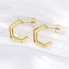 304 Stainless Steel Stud Earrings for Women EJEW-L296-033G-01-2
