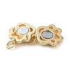 Brass Magnetic Clasps with Jump Ring KK-H455-54G-2