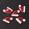 Christmas Themed Opaque Resin Cabochons LS-CRES-P022-08-2