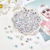 Plating Transparent Acrylic Beads MACR-CA0001-01-5
