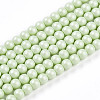 Baking Paint Pearlized Glass Pearl Bead Strands HY-N002-3mm-B02-2