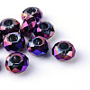 Electroplate Glass European Beads LS-X-EGLA-S132-03E-2