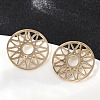 304 Stainless Steel Stud Earrings for Women EJEW-Z089-11G-2
