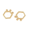 Brass Hexagon Chandelier Component Links KK-B137-05G-2