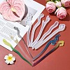 5Pcs 5 Style Hairpin DIY Silicone Molds DIY-YW0009-34-4