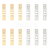 12Pcs 2 Colors 201 Stainless Steel Pendants STAS-UN0044-48-1