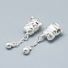 925 Sterling Silver Dangle Charms STER-T002-154S-2