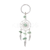 Natural Chip Green Aventurine Keychain KEYC-JKC00119-04-1