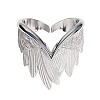 Wing Alloy Adjustable Cuff Open Rings FS-WG6CA92-01-1