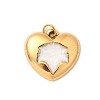 304 Stainless Steel Enamel Pendants STAS-B093-03G-01-1