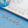 80Pcs 2 Colors Brass Split Rings KK-BBC0014-04A-4