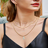6Pcs 3 Colors Transparent Resin Pendants RESI-LP0001-23-3