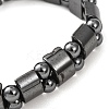 Valentine Day Gifts for Husband Stretchy Magnetic Synthetic Hematite Bracelet IMB005-2