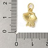 Rack Plating Brass Micro Pave Cubic Zirconia Charms KK-P279-15G-3