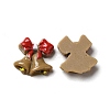 Christmas Opaque Resin Cabochons LS-RESI-K019-23-2