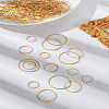 160Pcs 4 Colors Brass Linking Rings KK-LP0001-81G-1