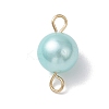 Polished Shell Pearl Round Links PALLOY-JF04647-3