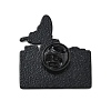 Camera with Butterfly Enamel Pins JEWB-D308-02B-EB-2
