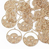 Polyester Thread Woven Pendants FIND-N004-002F-2